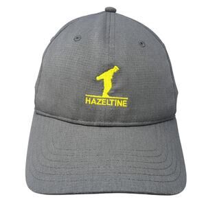 Hazeltine Strapback Hat Gray One Size Embroidered Logo Under Armour